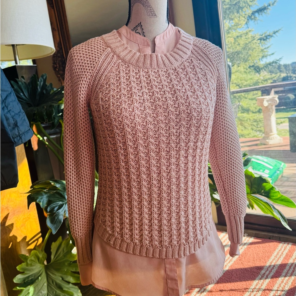 Calvin Klein Jeans knit pullover & shirt set